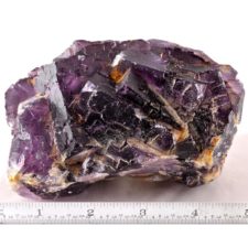 Purple Fluorite With Galena #128