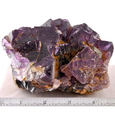 Purple Fluorite With Galena #128