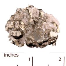 Pyrite with Quartz, Peru #2